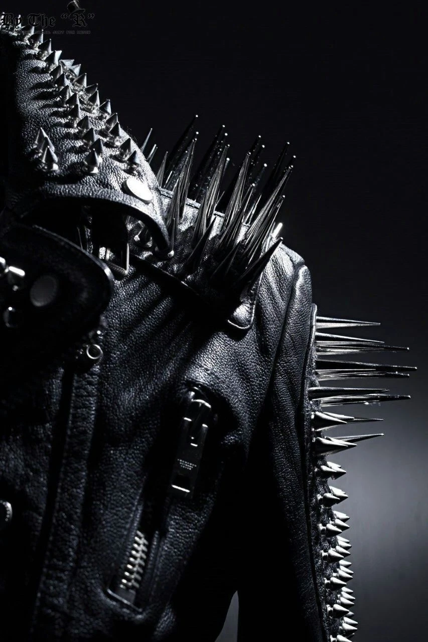 New Unisex Punk Rock Full Long Spiked Studded Brando Black Leather Jacket-XS-4XL
Opens in a new wind