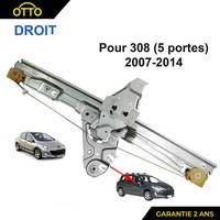 Fensterheber Vorne Rechts Passagier FüR Peugeot 308 I 9222GS 9222CV