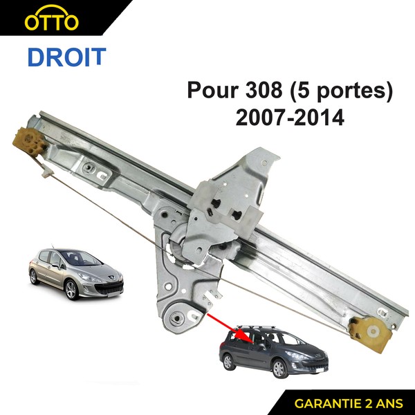 Fensterheber Vorne Rechts Passagier FüR Peugeot 308 I 9222GS 9222CV-image