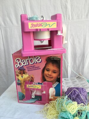 Magica Macchina Lana Barbie Gioco La Maglieria Magica Di Barbie Mattel  Vestiti Lana