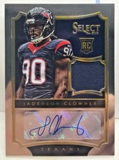 Jadeveon Clowney 2014 Panini Select Jersey RC Autograph Auto #'d 59/99 - TEXANS
