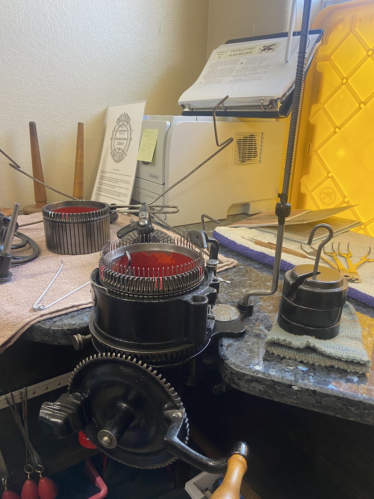 Original CSM Creelman Bros Money Maker A Circular Sock Machine Plus