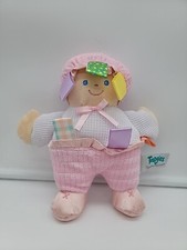 Mary Meyer Taggies Signature Collection Plush Baby Pink Doll Toy Thermal Top