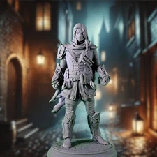 Elven Rogue | Elven Assassin | Dnd Mini | Multiple scales | By DM Stash