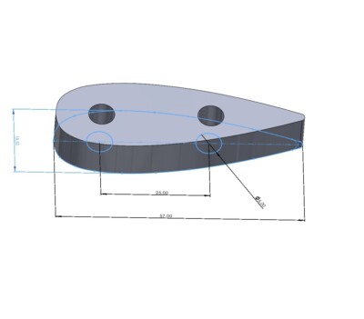 3T Aduro Aero Spacers TT Bar Risers Kit(Adjustable Height)
