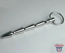 Male Stainless Steel Urethral Dilator Through-hole Urethral Sound Penis Plug NEW