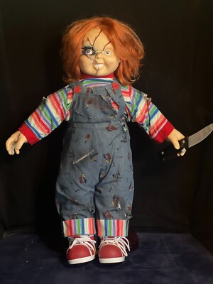 CHＵCＫY LETS MAKE A DEAL --Chucky Doll, Scarred Stitched Face Torn 25