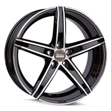 19 Zoll Alufelgen MAM OX18 5x112 Schwarz Poliert für VW T-ROC R 300 301 PS New
