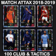 MATCH ATTAX 2018-2019 (100 CLUB & TACTICS) 18/19 *Please Select* 2018/19