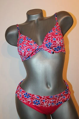 Triumph Bügel Bikini "4 Your Style 14 CTOW 02" rot geblümt 75 B Tai 02 in 38 - Bild 1 von 4
