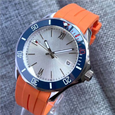BLIGER Luxury 41MM NH35 Movement Automatic Men Watch Sapphire Glass Rubber Strap