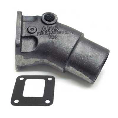 Ford Lehman 120 & 80 Exhaust Elbow 3.5'' 1A371 + 1C26 Gasket Marine Diesel Engine