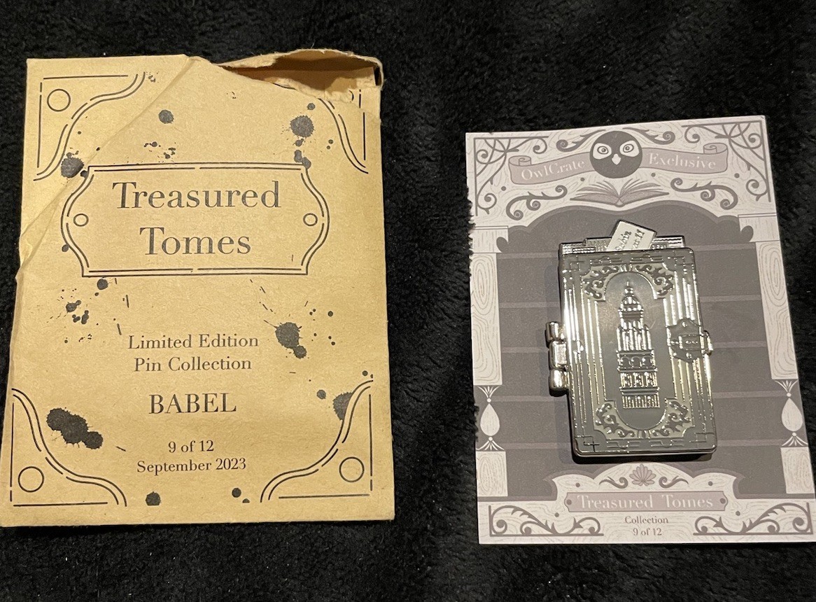 Babel Inspired - Owlcrate Perfect Pairings Pin (9 Of 12) 2023