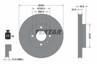 Textar Bremsscheiben Textar Ø 256Mm InnenbelüFtet 92241400