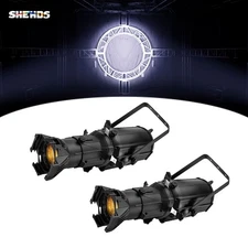2PCS 250W LED Spotlight Warm+Cool White LEKO Profile Light For Theatre Church