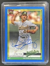 2026 Topps Dennis Eckersley 1991 Auto Blue #/150 Athletics