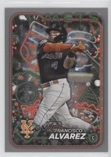2024 Topps Holiday Silver Glitter Francisco Alvarez #H184 18d9
