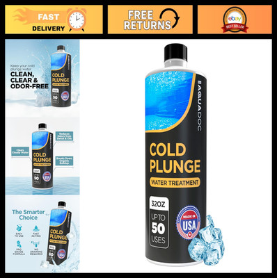 Cold Plunge Water Treatment - Ice Bath Cleaner & Stabilizer - 32oz Fresh Water C