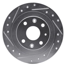 For Fiat Mobi 18-24 DFC Premium Drilled & Slotted Front Driver Side Brake Rotor