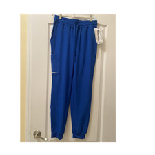 Skechers by Barco Blue Scrubs Set XS Eco-Friendly 4-Way Stretch Moisture-Wicking