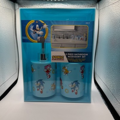 Sonic the Hedgehog Bathroom Accessory Set 3-Piece