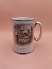 Vintage Ceramic Tankard Beer Mug Arthur Wood English Pottery Dickens Pickwick