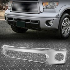 For 07-13 Toyota Tundra Chrome Front Bumper Face Bar W Parking Sensor Holes For 07-13 Toyota Tundra Chrome Front Bumper Face Bar W Parking Sensor Holes