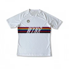 Wyn Republic Cycling Running Tech T-shirt Men's Medium Short Sleeve White