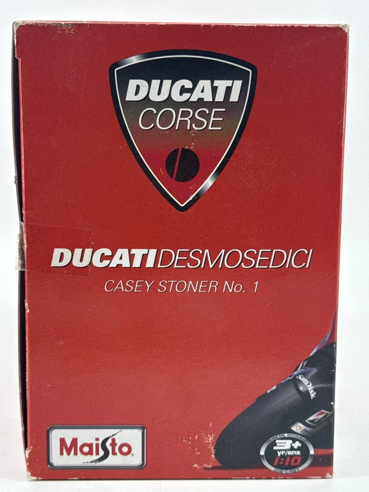 Maisto Ducati Desmosedici Stoner 1/12 Diecast Motorcycle - Image 3 of 4