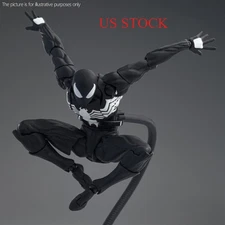 IN USA!! Mess Toys Symbiote Spider-Man Action Figure Black Spide Model Xmas Gift