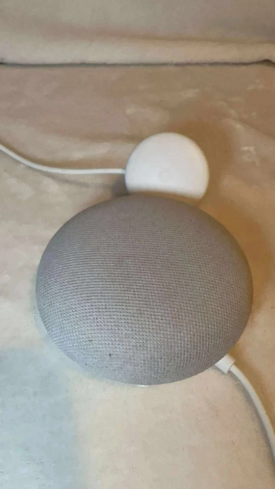 Google Home Mini Smart Speaker A4RHOA w/ Power Adapter Portable -Voice Assistant - Image 2 of 3