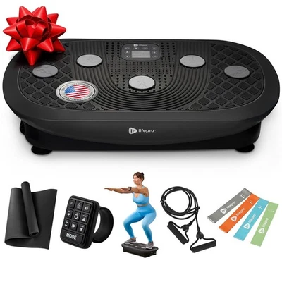 Lifepro Rumblex Plus 4D Vibration Plate Exercise Machine - Fat Burn & Toning