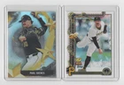 Paul Skenes 2025 Topps Stars MLB & Holiday w/sleeves- 2 card lot