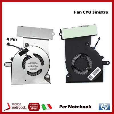 CPU Lüfter HP 15-CE018NU 15-CE018UR 15-CE019NA 15-CE019NF 15-CE019NG