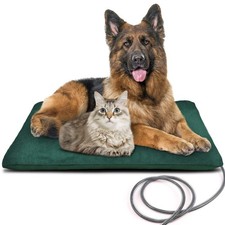 PETNF Outdoor Heated Pet Bed with Waterproof Cover,Pet Heating Pads for Dog,S...