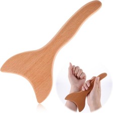 Gua Sha Wood Therapy Massage Tool for Lymphatic Drainage, Cellulite Removal, and