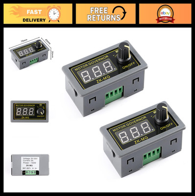 2Pcs PWM Motor Driver DC 5V 12V 24V Speed Controller Adjustable Regulator Encode