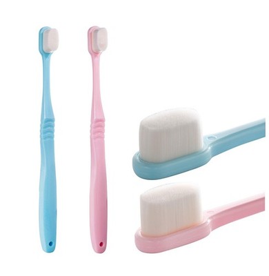 DI QIU REN Extra Soft Toothbrush for Sensitive Gums, Manual Toothbrush with 8...