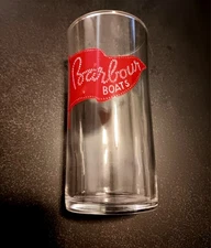 Barbour Boats New Bern Vintage Advertising Glassware Very Rare