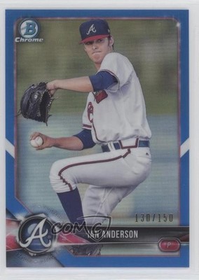 2018 Bowman Chrome Prospects Blue Refractor 130/150 Ian Anderson #BCP83 no9