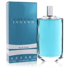 Chrome Legend by Azzaro Eau De Toilette Spray 4.2 oz For Men Brand New In Box