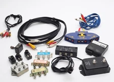LOT Game Selector B/S-001,  A/V Cables, RF Filters, RCA Cables, Video Switch