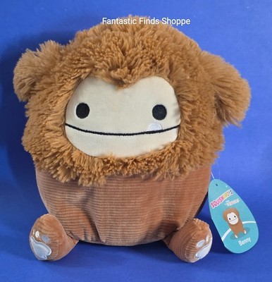 Squishmallows Squisharoys Benny the Brown Bigfoot 8'' NWT Yeti Sasquatch