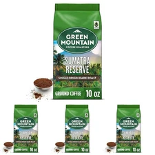 6x Green Mountain Coffee Roasters, Sumatra Reserve, Ground, Dark Roast, Bagged