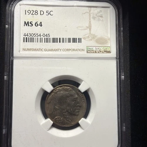 1928-D Buffalo Nickel 5C NGC MS64