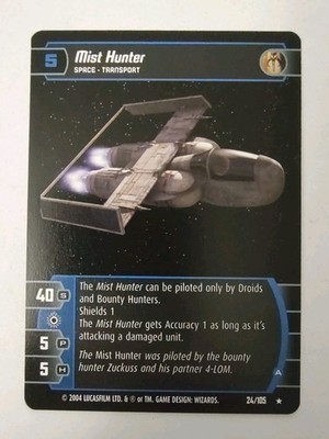 Mist Hunter (A) - Rogues And Scoundrels - SWTCG Star Wars TCG WOTC Rare NM