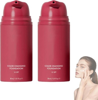 2X SMOOCHE Foundation Korean(30ml) - Smooche Color Chang Foundation For All Skin