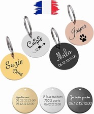Médaille Chien et Chat avec gravure personnalisée