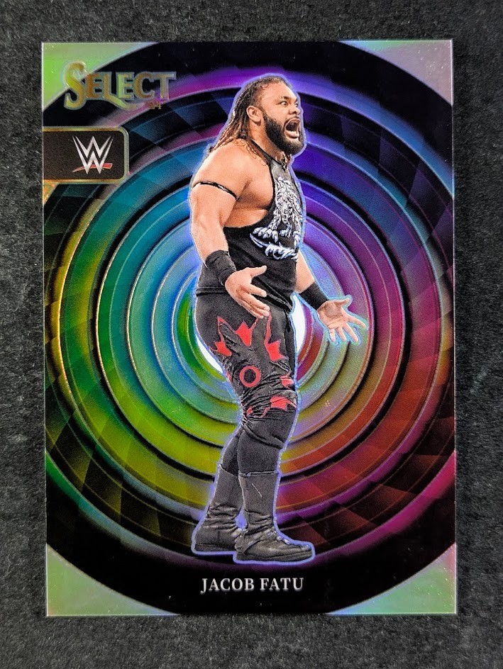 2024 Panini Select WWE Wrestling JACOB FATU Color Wheel SSP Case Hit #5