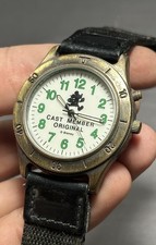 Vintage Disney Cast Member Original Watch Mickey Mouse Leather Band Used